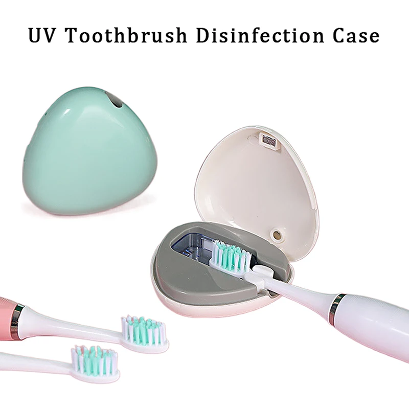 

Toothbrush Sanitizer Blue Light UV Toothbrush Head Disinfection Box Sterilizer Portable Toothbrush