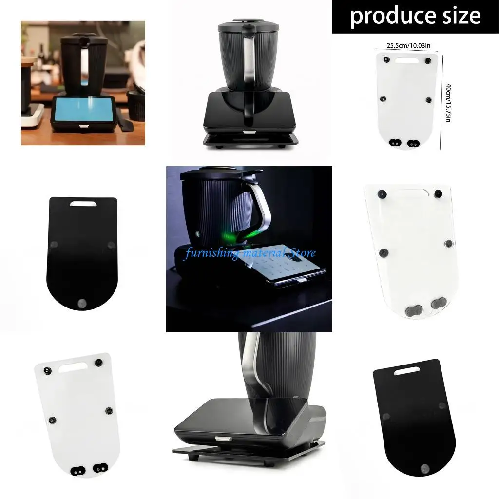 

Y5GD Essential Reusable Sliding Tray Skateboard for Effortless Appliance Movement Acrylic Build Perfect for TM7 Compatibility