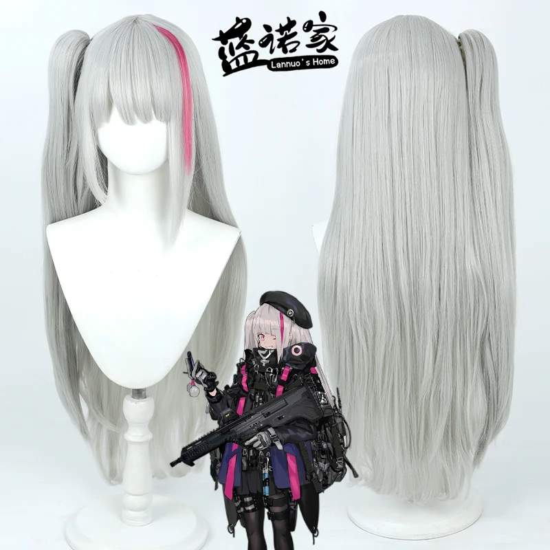 

Аниме для девочек Frontline Kuro, парик для косплея, реквизит для Хэллоуина, карнавала, синтетические волосы, термостойкое волокно + шапочка для парика