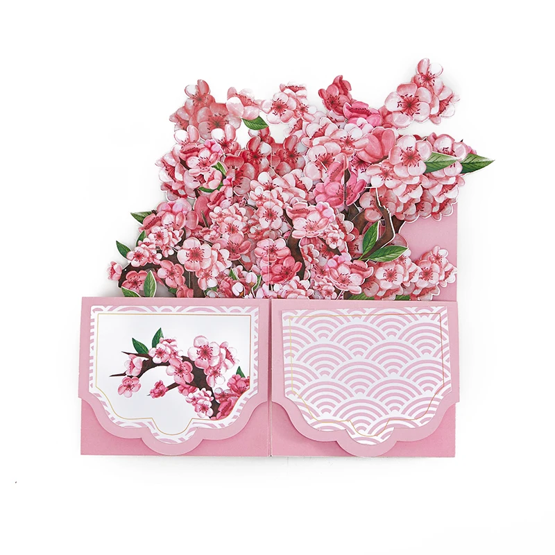 Butterflies Flower Pop Up Cards Paper Flower Bouquet Card Box 3D Popup Flower Greeting Cards for Valentine\'s Day Mother\'s Day