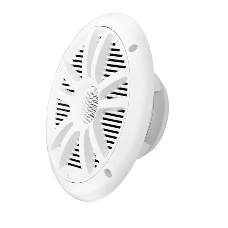 

Stereo Boat Speaker 6.5 Inch 120W Waterproof Marine Audio For Yacht Golf Cart RV ATV UTV Ship Sauna White