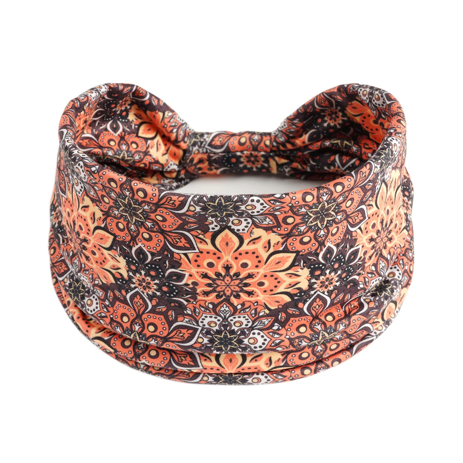 Damen-Stirnband, breit, um das Haar gewickelt, extra großes Kopftuch-Stirnband, für Yoga, Laufen, Schweißabsorption, Sport, elastisches Stirnband – Detail 28