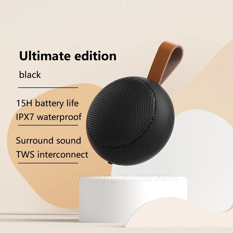 

Mini Small Portable Outdoor IPX7 Waterproof Wireless Bluetooth Speakers Support TF Card /AUX-in Music Play Bathroom Speaker