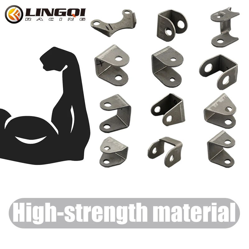 LINGQI RACING Motorcycle Shock Absorber Groove Ears Swing Arm Lifting Lug Bracket For ATV Dirt Pit Bike UTV Buggy Go Kart