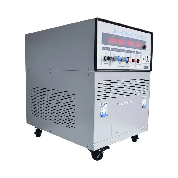 

Single phase frequency 50hz 60hz to 400hz 5KVA variable frequency converter series