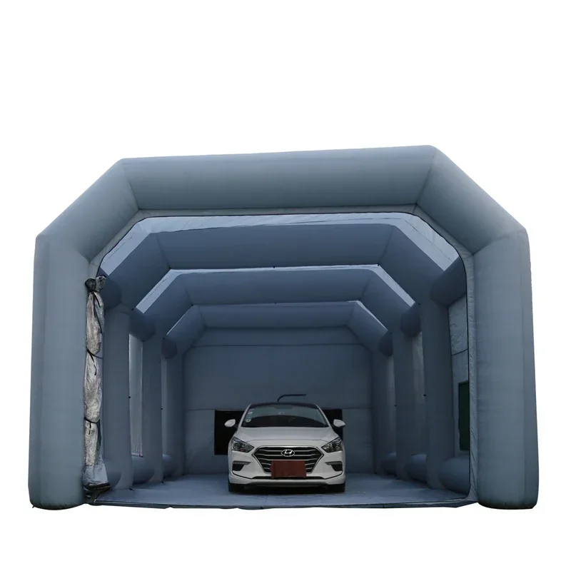 inflatable spray paint booth Sewinmba high quality portable car garage inflatable spary tent with 2 blowers