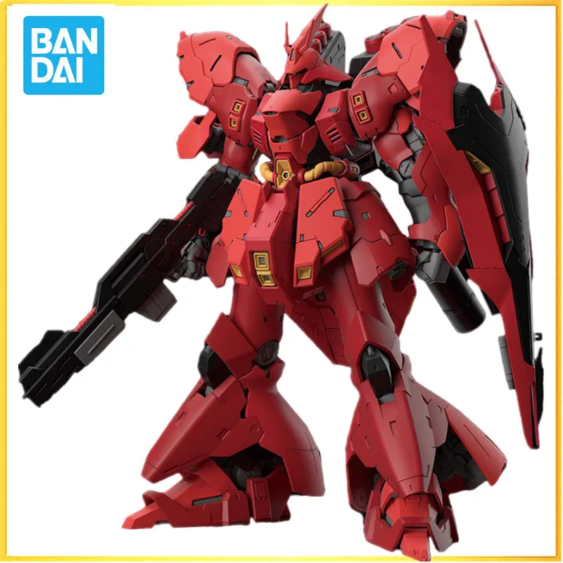 

In stock original BANDAI GUNDAM RG 1/144 MSN-04 Sazabi Gundam model kids assembled Robot Anime action figure toys