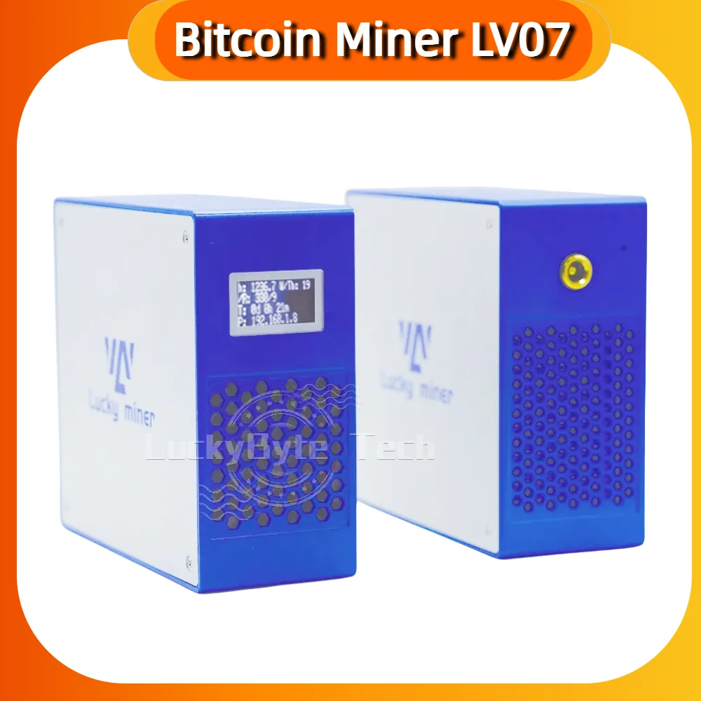 Bitcoin Miner Lucky Miner LV07 Latest Upgraded Model from Lucky Miner LV06 Solo WiFi 1T GH/S crypto Home Use Machine BTC  miner