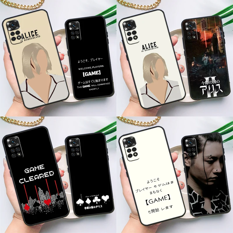 Alice in Borderland Case For Xiaomi Redmi Note 12 8 9 10 11 Pro 9S 10S 11S 8T Redmi 10 12C 9C 10A 10C Coque