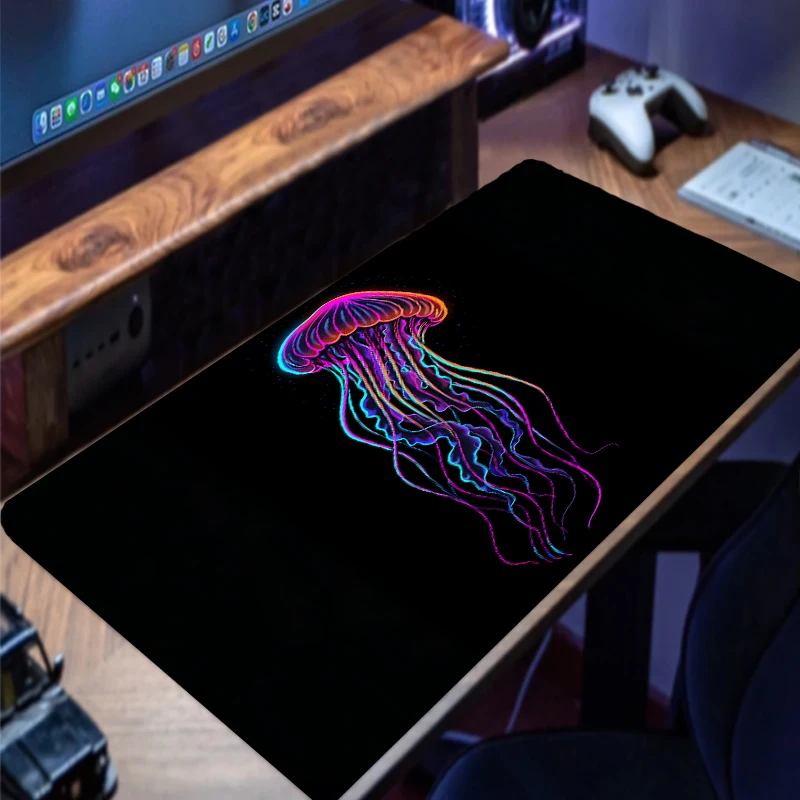 Ocean jellyfish super game professional non-slip computer desktop mouse pads office accessories suitable for learning can be DIY