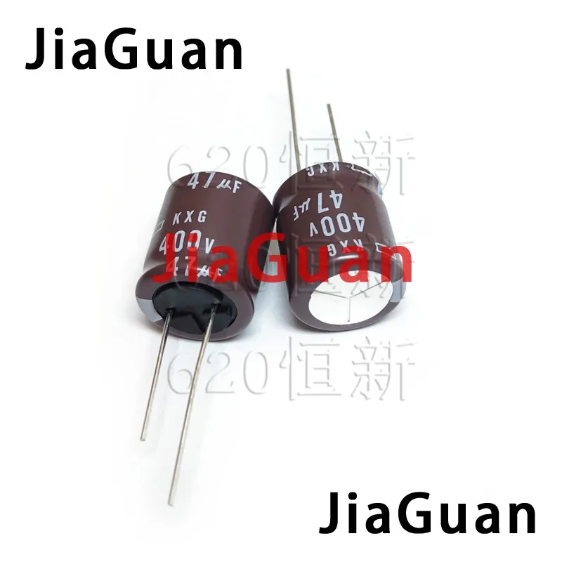 10pcs NEW NIPPON KXG 400V47UF18X20MM NCC 47UF 400V Aluminum electrolytic Capacitor kxg 47UF400V CHEMI-CON 47uf/400v brown