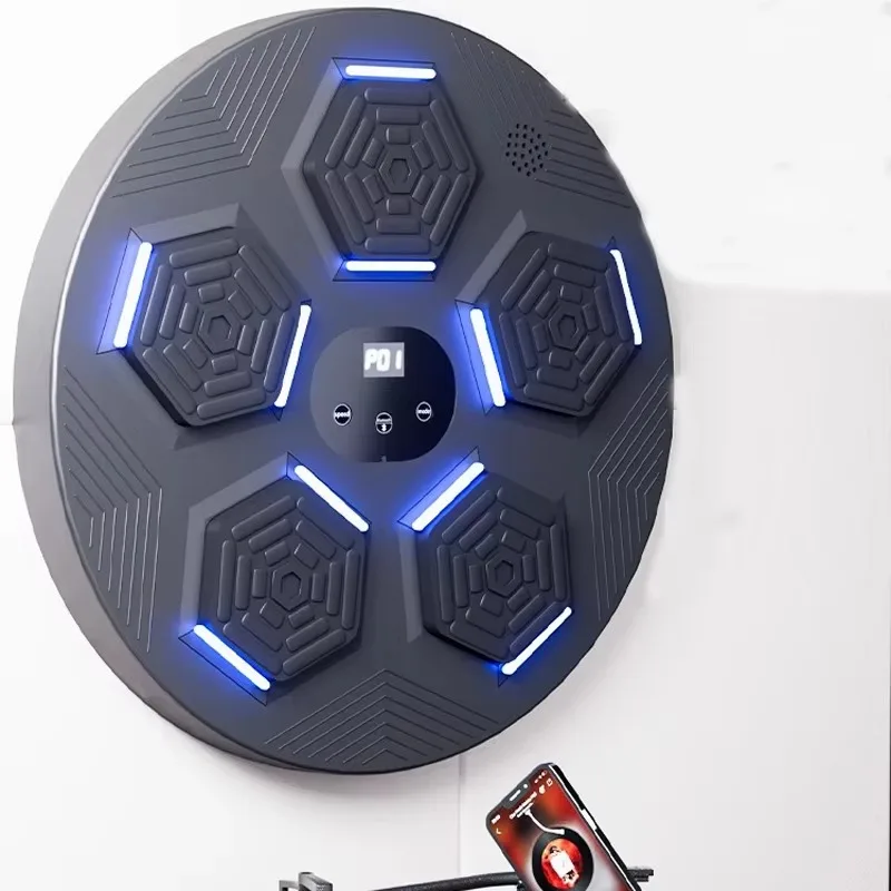 Intelligent Electronic Boxing Training Machine Home Equipment Suspended Wall Mount Target Music Reaction Target