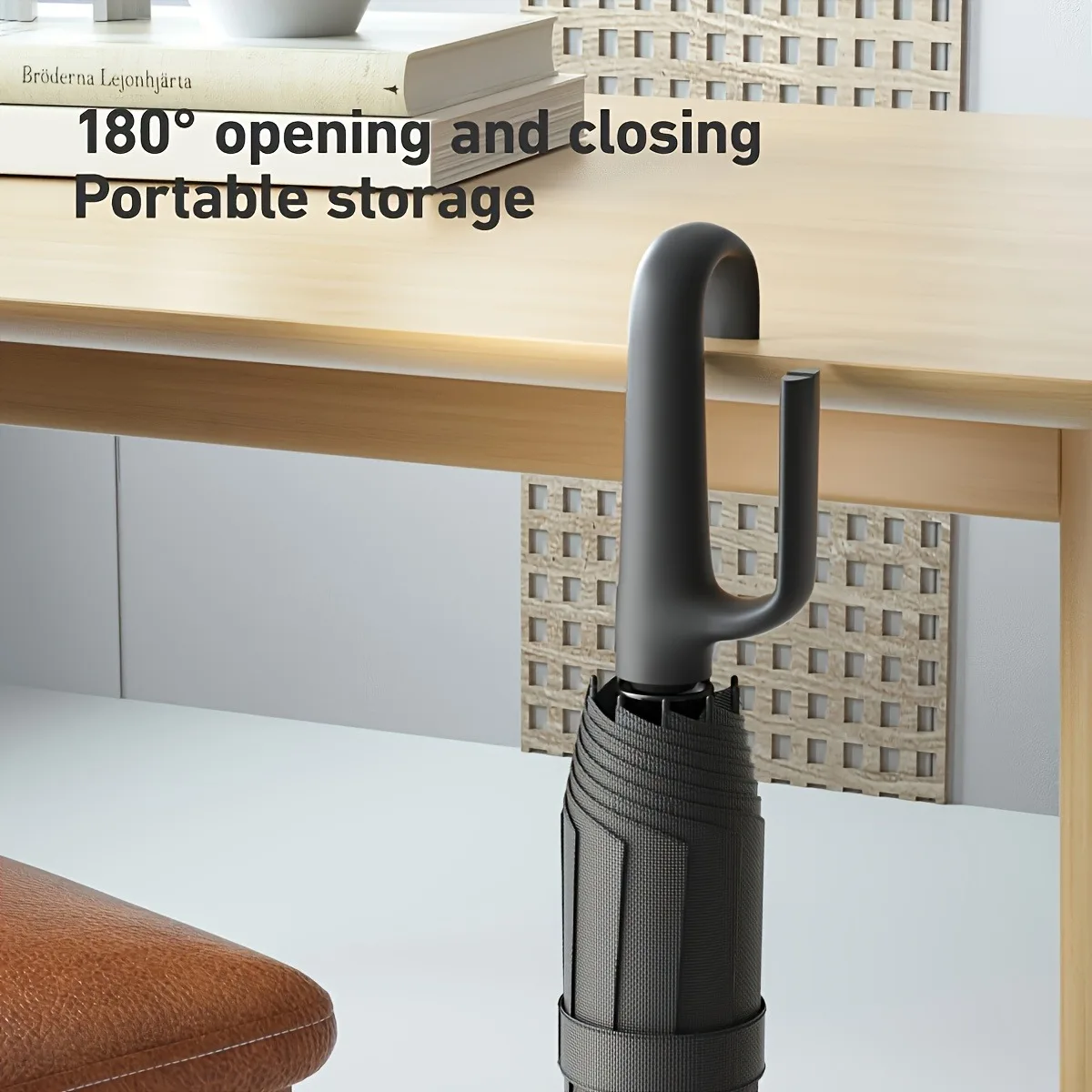 

Складной автоматический зонт с защитой от УФ-излучения UPF50+ и креплением-петлей, стильный дизайн, компактный, для путешествий на открытом воздухе