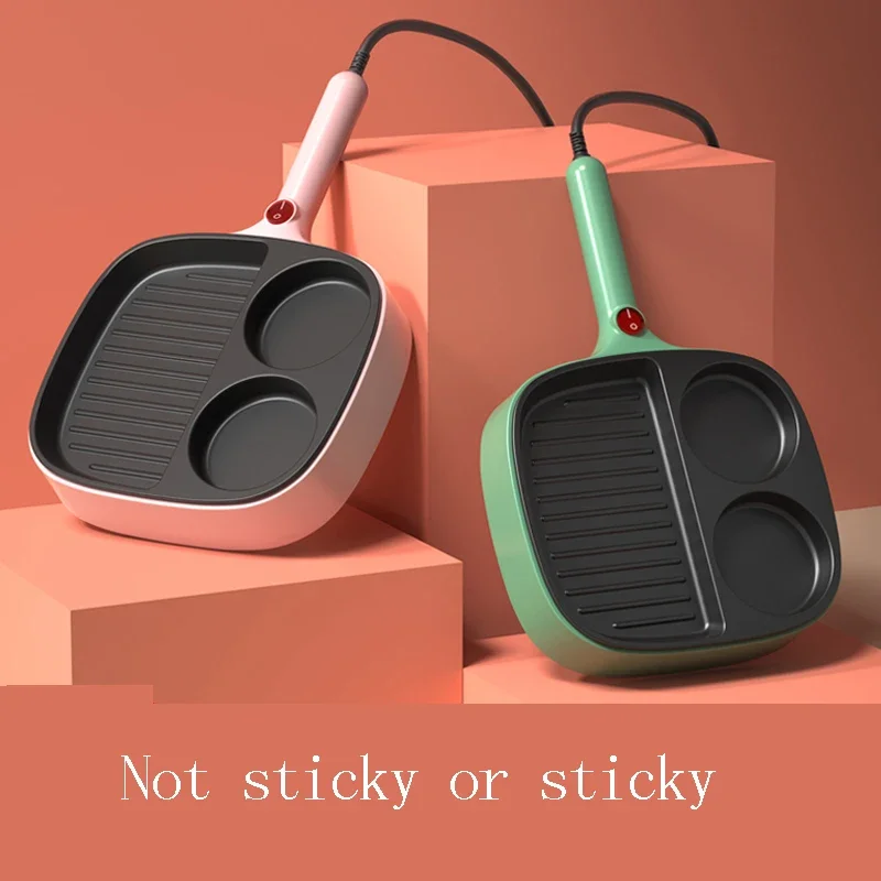Многофункциональная машина для приготовления яичного гамбургера, специальная сковорода для блинов с плоским дном для завтрака, бытовая антипригарная сковорода для блинов, яиц, артефакт