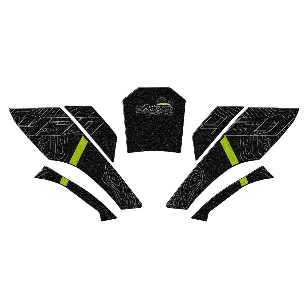 Motorcycle Anti Slip Fuel Tank Pad Side Knee Grip Decal Decorative Protector Sticker Pads Stickers For CFMOTO 450MT 450 MT 2026