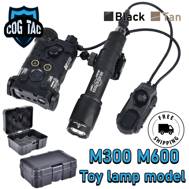 

L3 NGAL PEQ DBAL MAWL OGL Surefir M300 M600 Flashlight Outdoor Accessories AXON Dual Control Tail Switch With Storage Box Suit