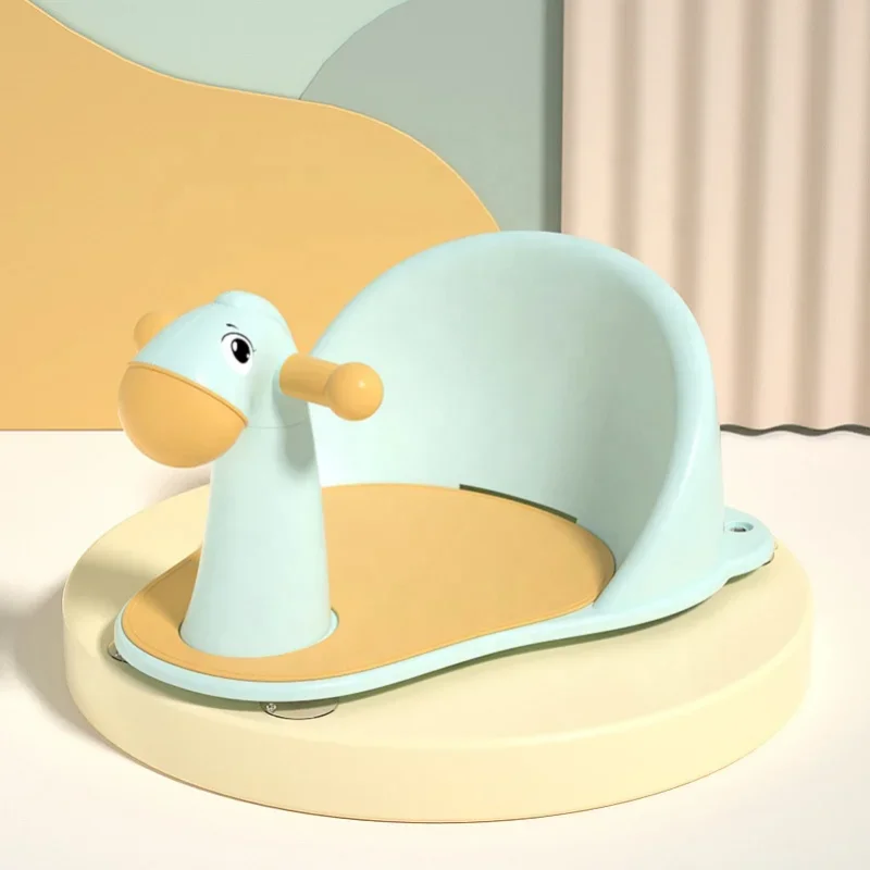 مقعد حمام الطفل مقعد حوض استحمام للرضع كرسي للاستحمام للأطفال حديثي الولادة مقعد استحمام لطيف غير قابل للانزلاق حصيرة ناعمة للأطفال من عمر 6 أشهر فما فوق #5