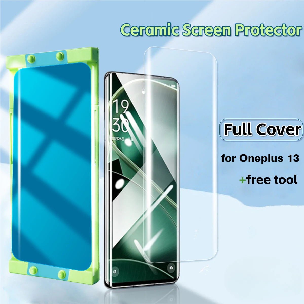2-3Pcs Curved Screen Protector For Oneplus 13 1+13 Ceramic Film with Install Kit