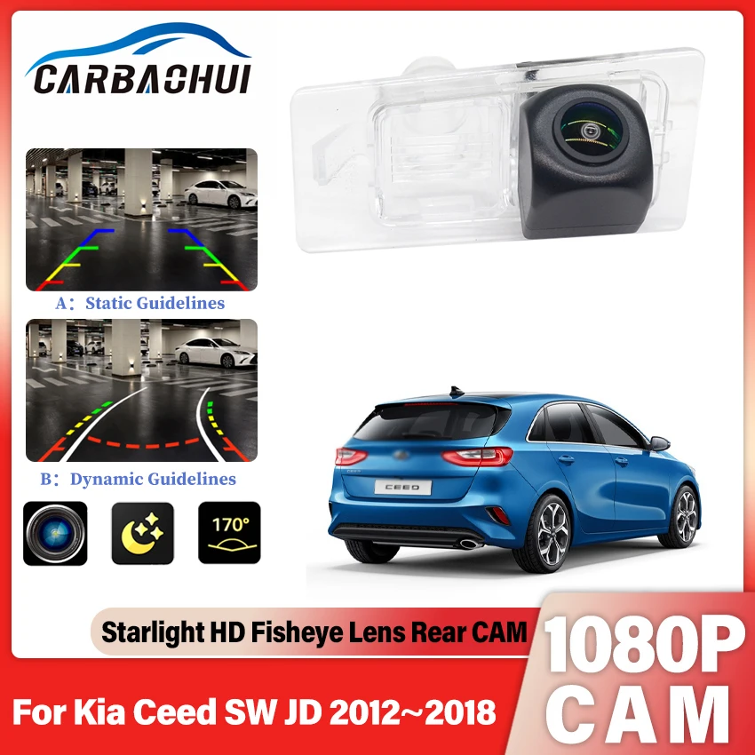 CCD HD Fisheye RearView Camera For Smart Fortwo W450 W451 1999~2014 For Smart EQ Fortwo For Smart ED Car Reverse Parking Monitor