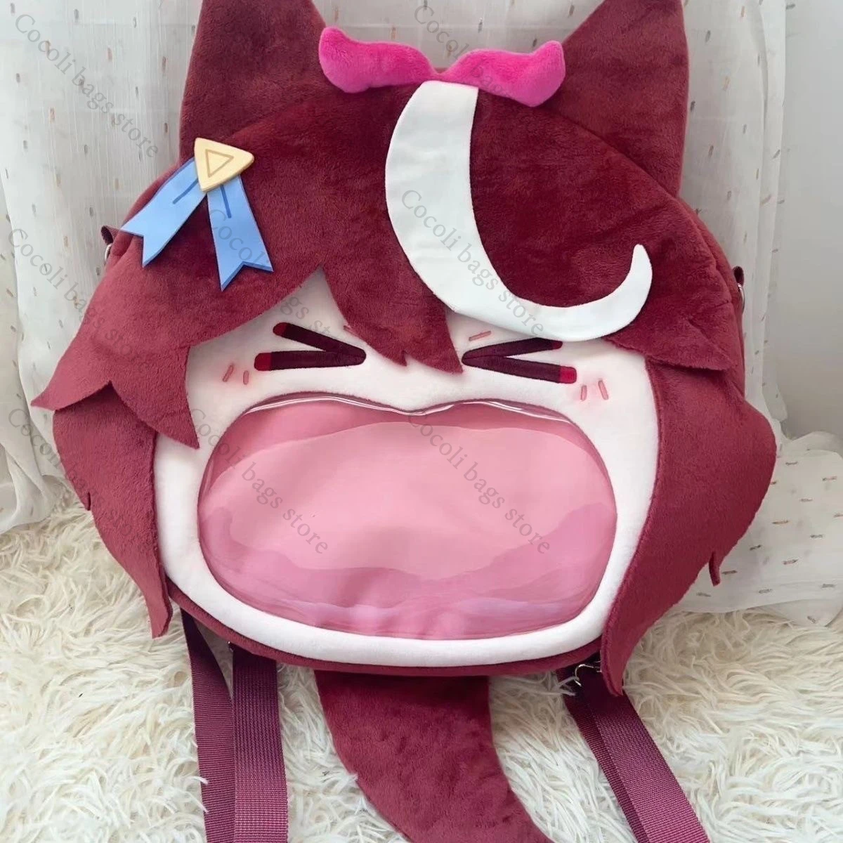 Anime Tokai Teio Merch Backpack Ita Bag Kawaii Ita Backpack Plush Women's Bag for Comic Con Gift Shoulder Bag Women Backpack