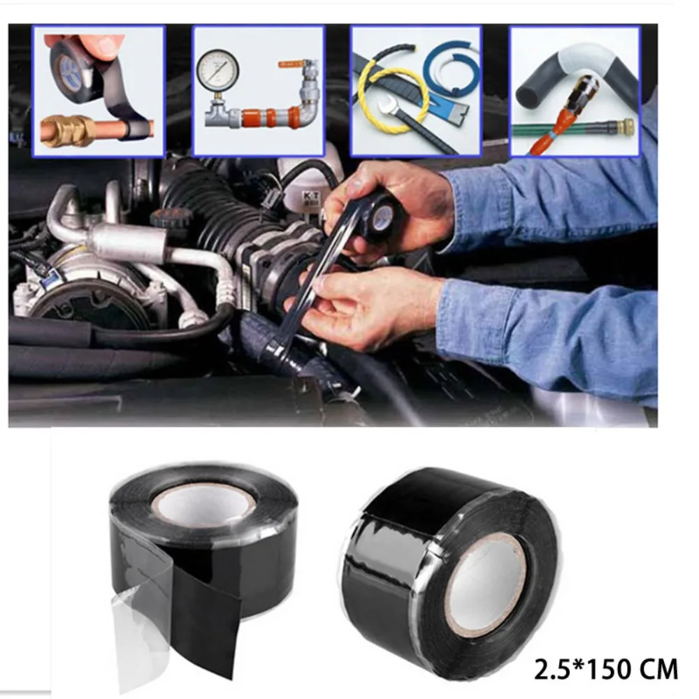 25mm*1m Super Strong Waterproof Stop Leaks Seal Repair Performance Silicone Adhesive Insulating Duct Tapes