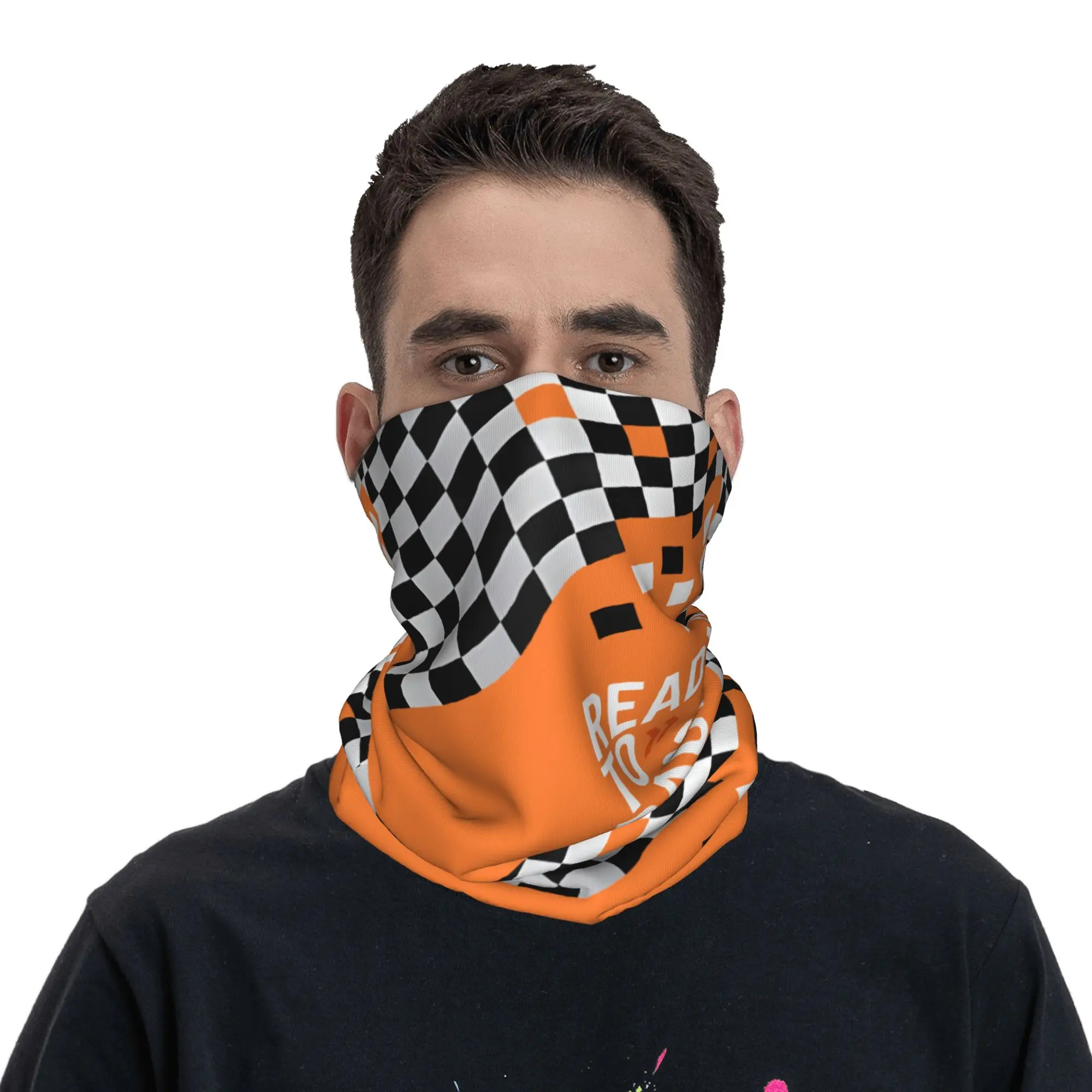 

Custom Ready To Race Bitumen Life Bandana Neck Gaiter Windproof Face Scarf Cover Women Men Enduro Cross Headwear Tube Balaclava