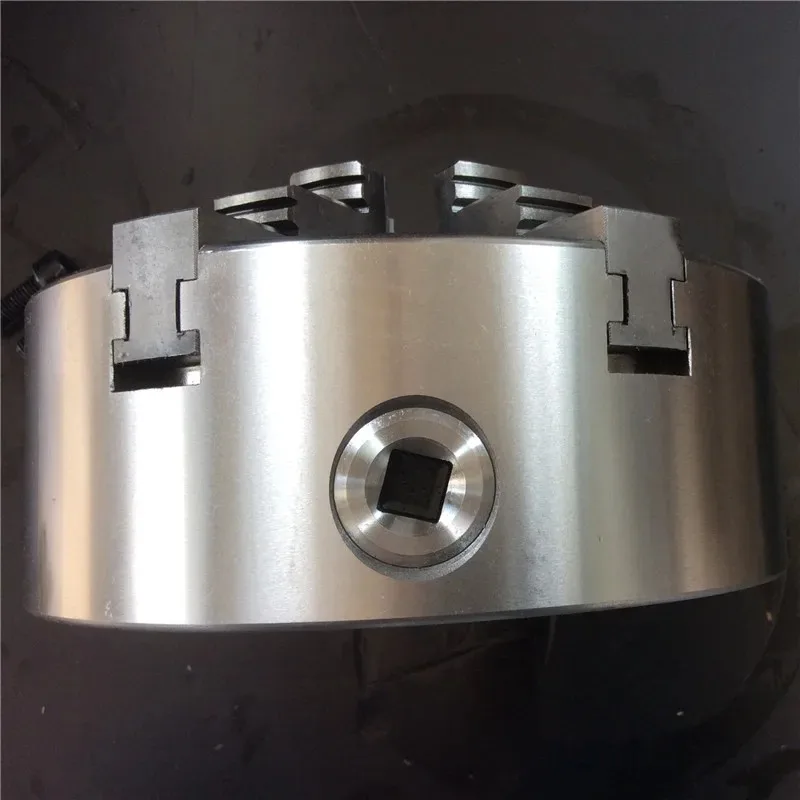 160mm 6 Jaw Lathe Chuck Self-Centering Chuck 6'' 6 Plain Back Hardened Steel for CNC Milling Lathe Machine Lathe Chuck