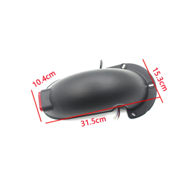 Carbon Fiber Texture Universal Rear Mudguard for Electric Scooter Durable Splash Guard Parts