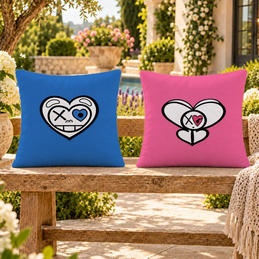 Group K-Pop XLOV Cushion Cover Soft Plush Throw Pillow Cover Washable Sofa Bed Patio Chair Home Decor