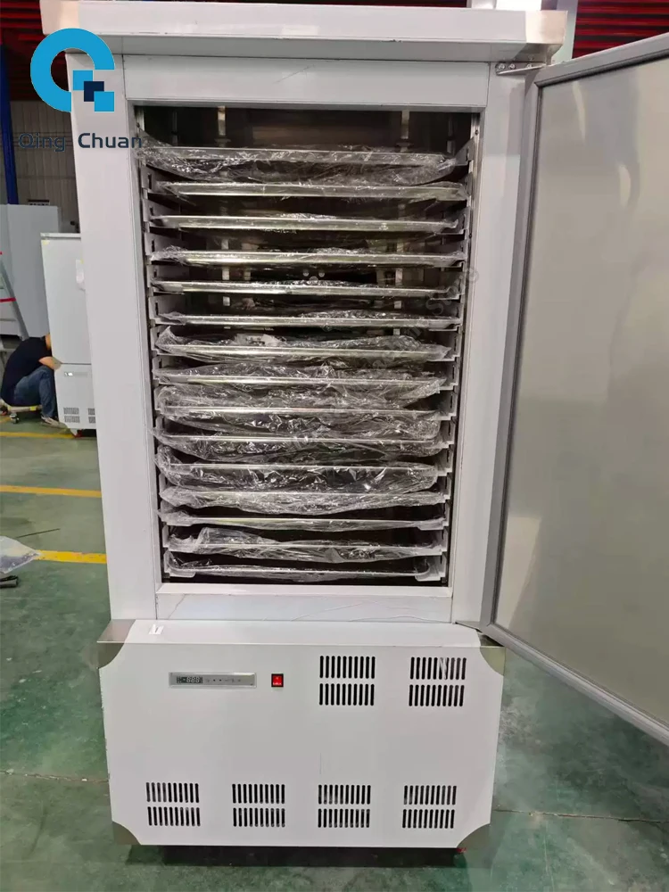 Fast Freezer Commercial Buns Jiaozi Rice Fruit Seafood Meat Low Temperature -45℃ Quick Freezing Cabinet
