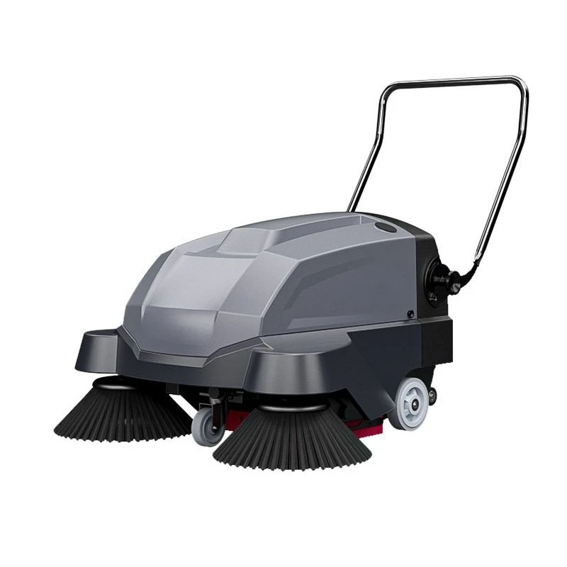 YZ‑S3 Hand‑Push Electric Floor Scrubber, Outdoor Industrial Sweeper for Factory Construction Site
