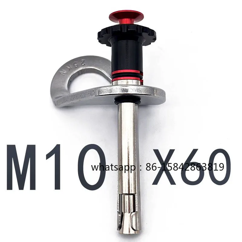 M10-60 Rock Climbing Expansion Bolt  Detachable Anchor Point Quick-Release Spear Nail for Repeated High-Altitude Operations