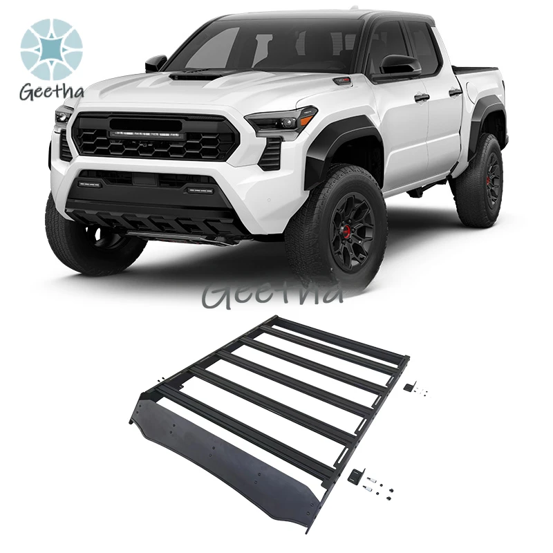 Latest Models 4x4 Off Road Accessories Aluminum Roof Rack Luggage Carrier for 2024 TOYOTA TACOMA Roof Rack