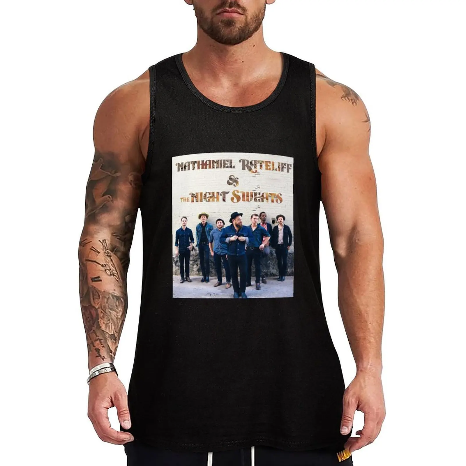 NATHANIEL RATELIF AND THE NIGHT SWEATS Tank Top Bodybuilding shirt sleeveless gym shirt man fitness anime