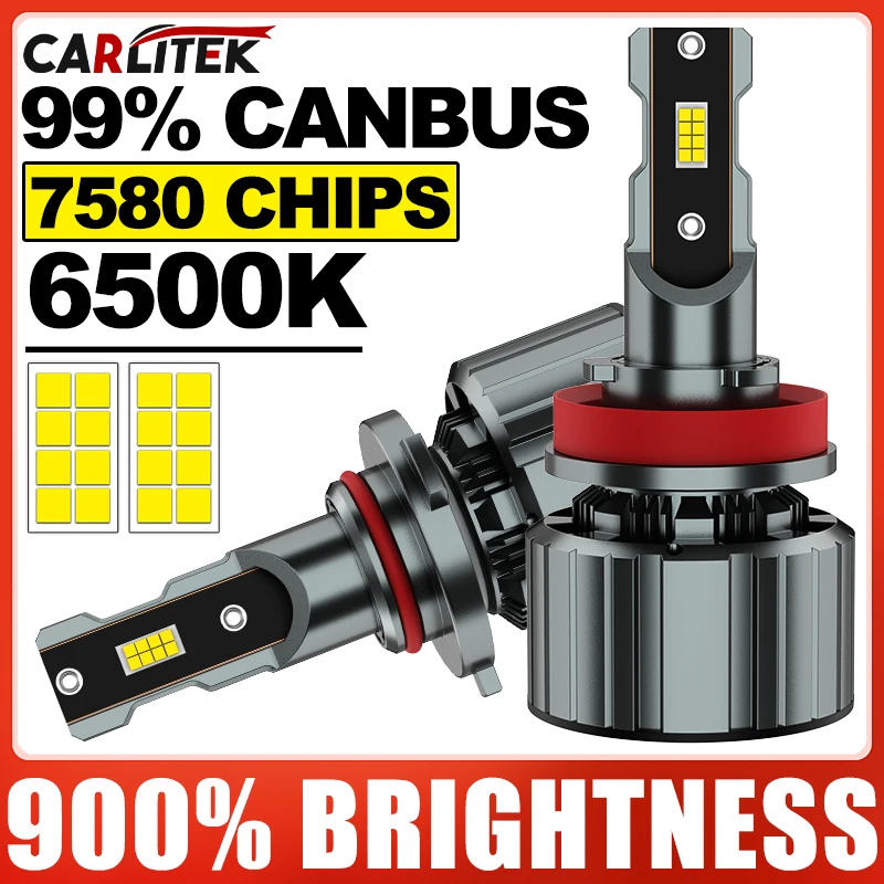H4 H7 H11 LED Headlight Bulbs High Power for Car Headlamp H8 H9 9005 9006 HB3 HB4 9012 HIR2 Auto Diode Lamps Canbus 6500K 12V