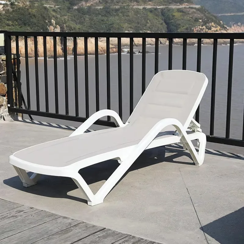 factory price outdoor Hotel Sun Loungers Beach Bed Waterproof Swimming Pool Chair ledge lounger in pool