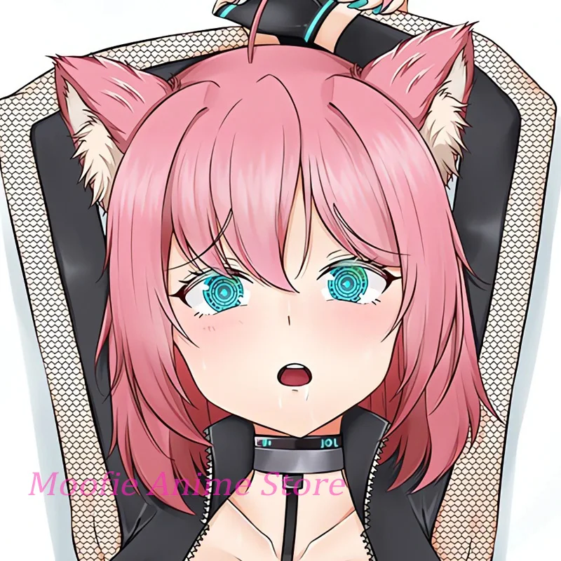 Pillowcase Dakimakura Gr Vinyl Vtuber Anime Life-Size 2WAY Double-Sided Print Body Pillow Cover