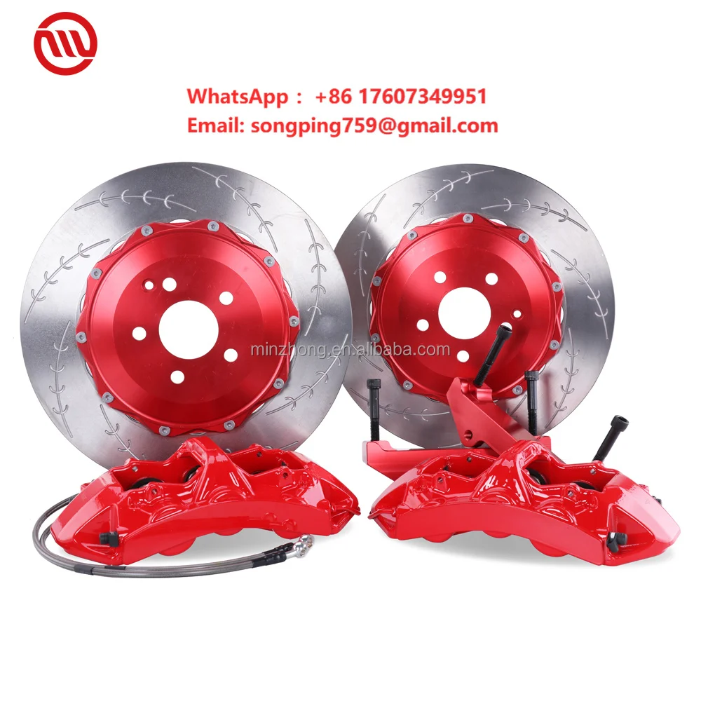 High Performance Casting MZGT6 6 Pot Brake Caliper Big Brake Kit with 355/380/405mm Braking Rotor Disc Set