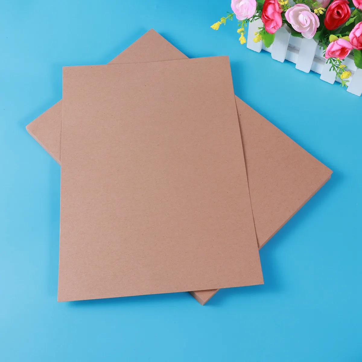 50Sheets Brown Kraft Paper Thick Kraft Paper for Flower Wrapping Gift Wrap Bouquet Wrapping Natural Vintage Look