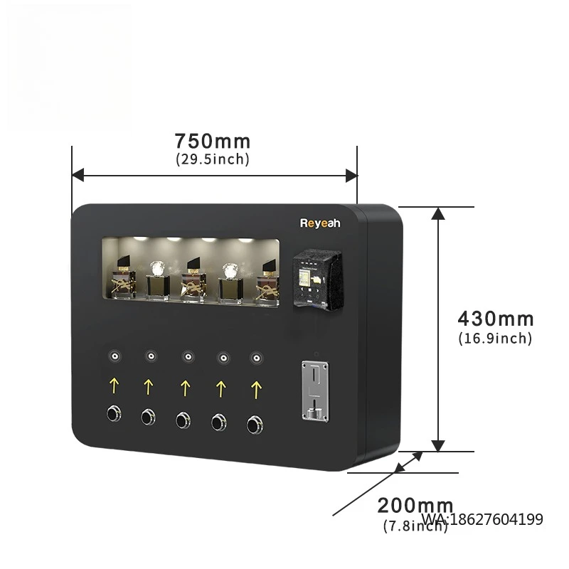 

Автоматический парфюмерный вендинговый аппарат с монетоприемником для розничной продажи популярных ароматов