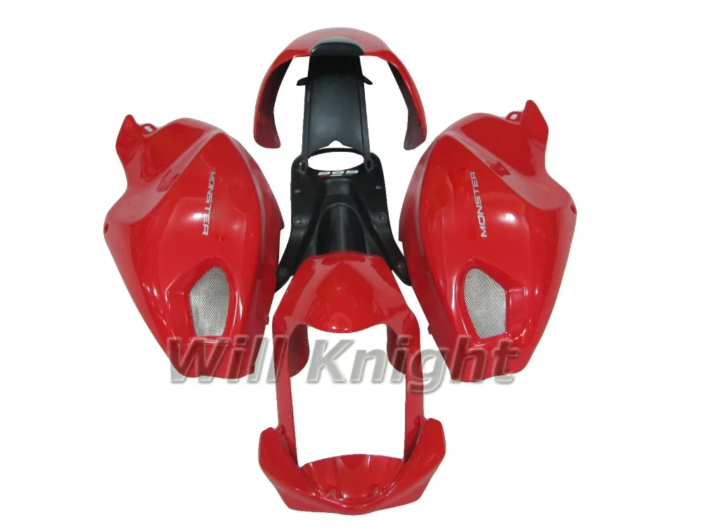 

Intelligent Library Fairings For Ducati 696 796 795 1000 1100 Monster ABS Plastic Complete Motorcycle Fairing Kit Blac