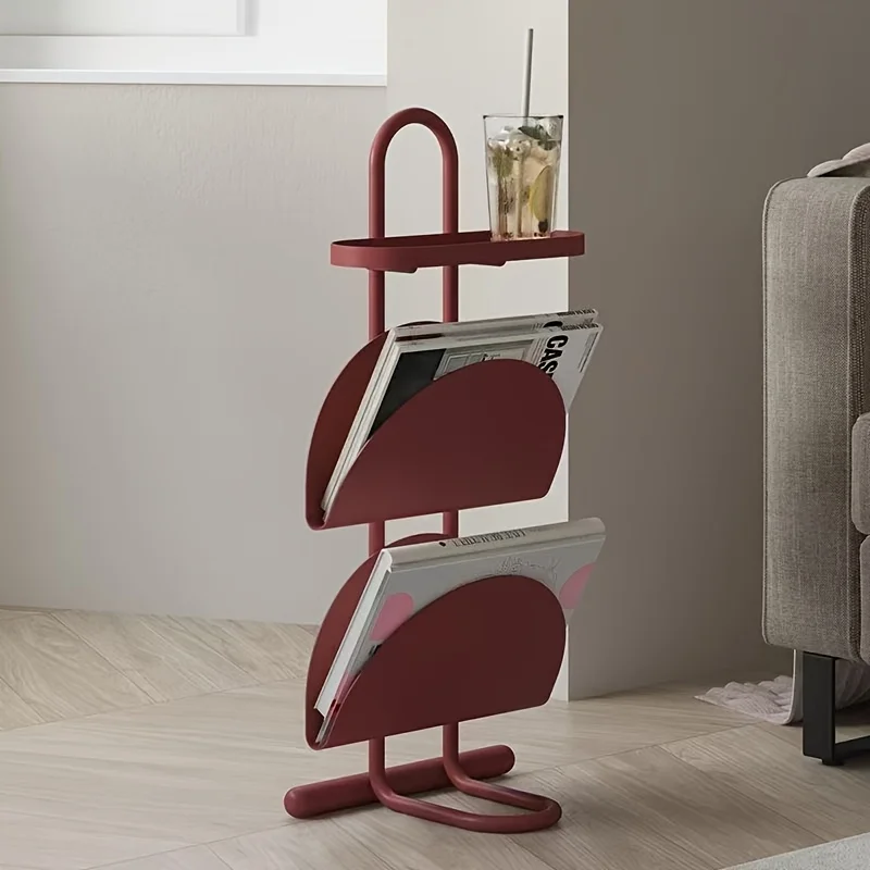 Sofa small side table living room balcony coffee table magazine bookshelf bedroom bedside shelf creative small table side cabine