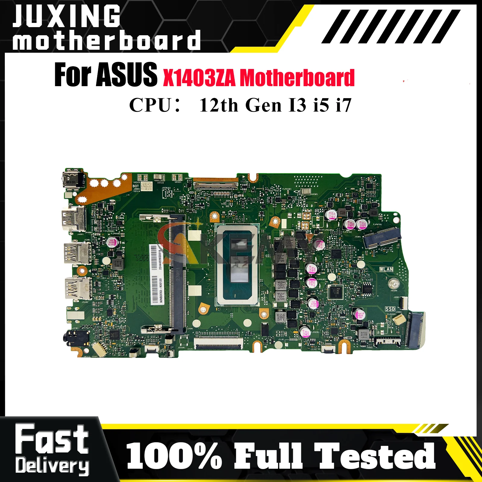 

X1403ZA Материнская плата для ноутбука ASUS VivoBook X1403Z X1403ZA Материнская плата для ноутбука с 12-го поколения I3 i5 i7 100% тестирование ОК быстрая доставка