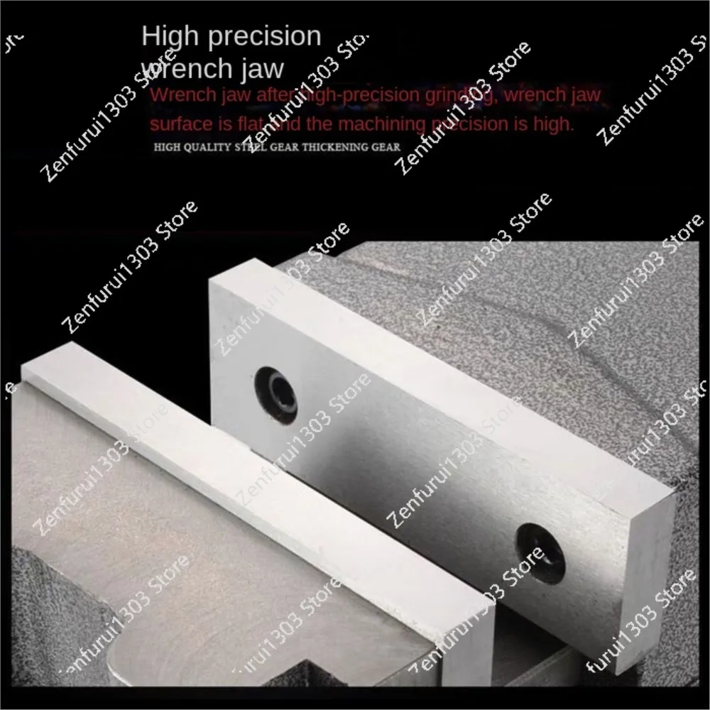 High precision 4 Inch Inclinable Angle Solid Flat Tongs 360-Degree Rotary Precision Taper Vise Precision High Quality