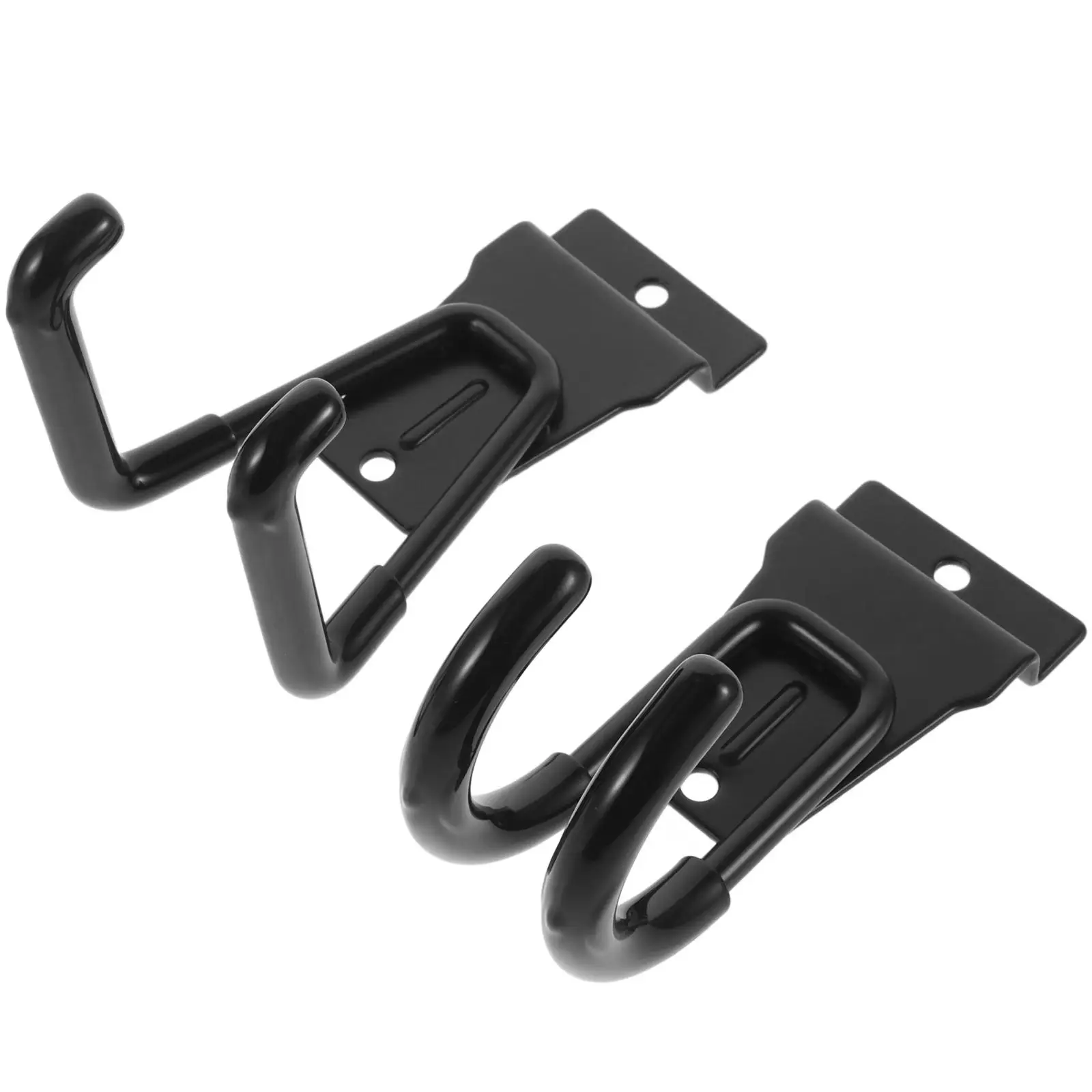 

2pcs Metal Heavy Duty Storage Hangers PVC Heavy Duty Storage for Garage Garden Tools Ladder Equipment