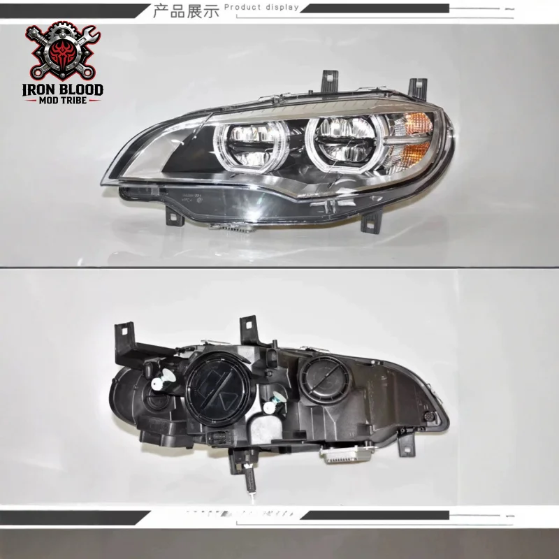 Suitable for 2008-2014 BMW X6 headlights, car styling headlamp E71 modified new LED headlight assembly