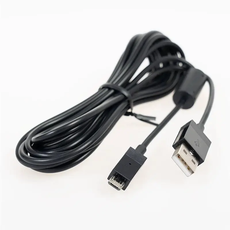 ABKI-Micro USB Charging Cable 2.75M With Ferrite Core For PS4 Xbox One & Xbox One S Controllers