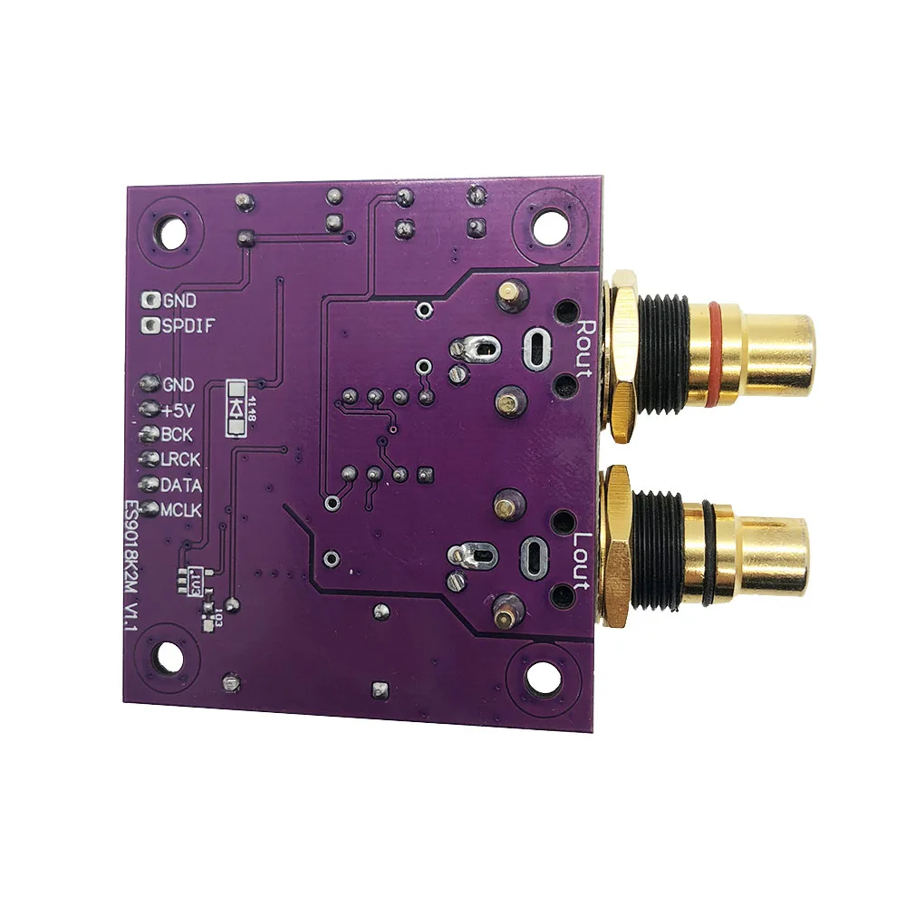 Scheda di espansione Nvarcher ES9018K2M I2S HiFi DAC scheda Audio digitale decodifica Encoder per Raspberry Pi 2B 3B 3B + 4B