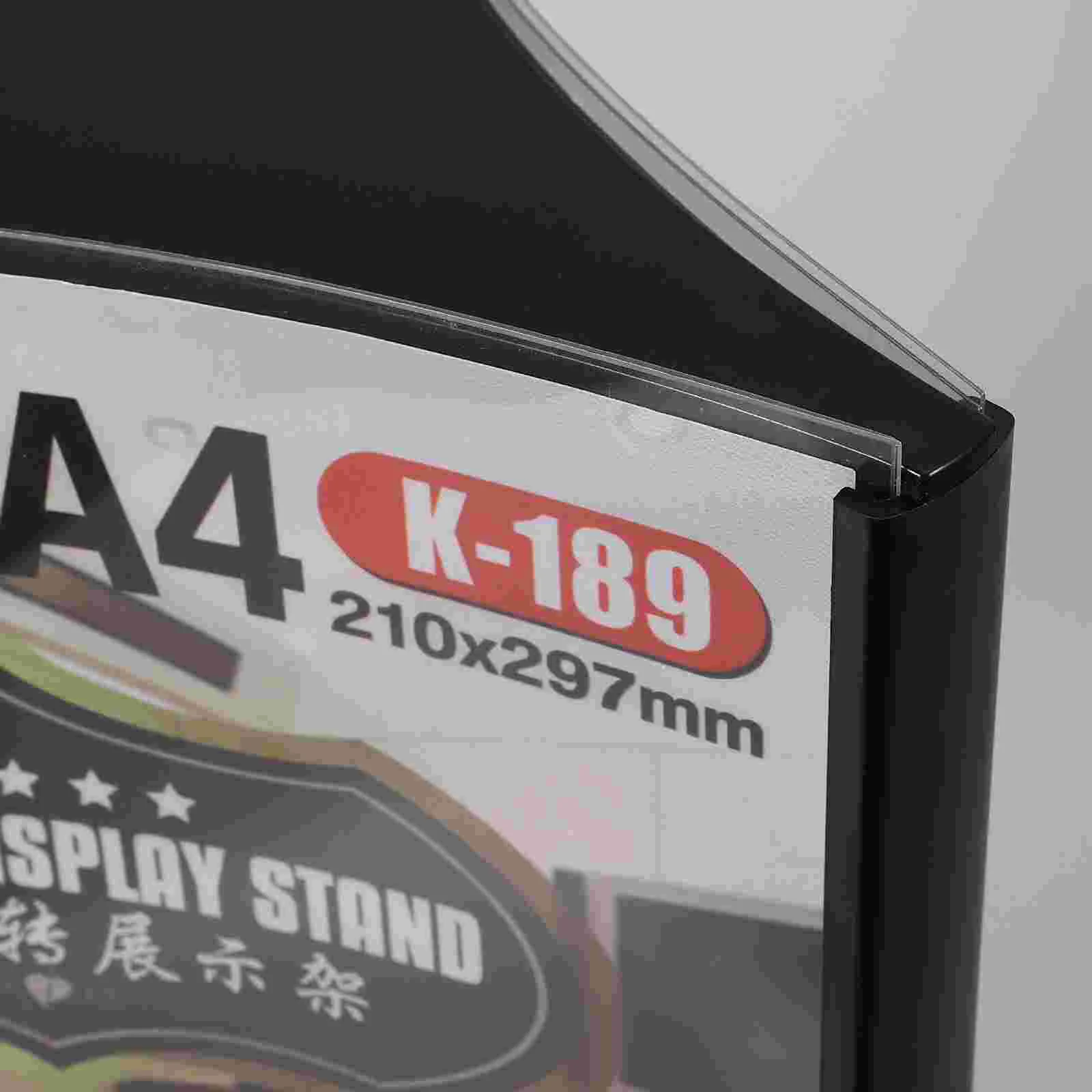 Prijs Display Bord Verticale Bord Houder Menu Stand Multi-Side Met Basis Desktop