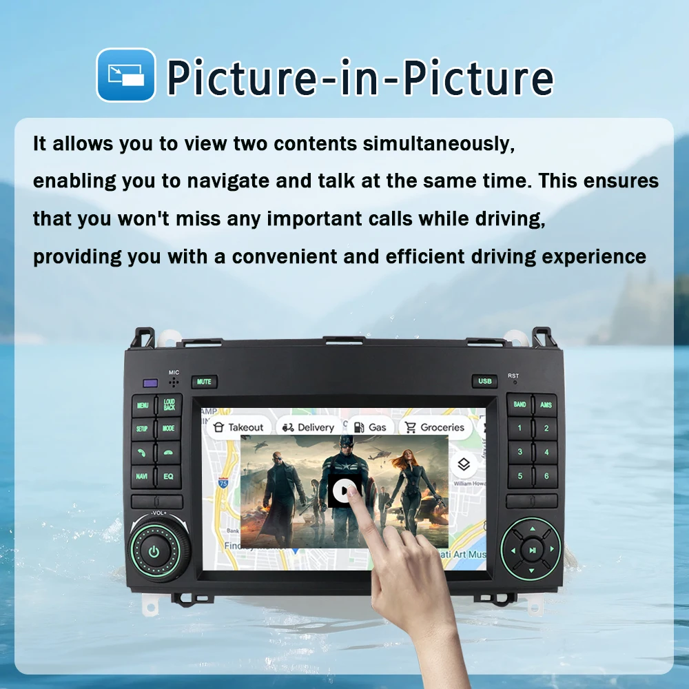 For Benz B200(2004-2012)car player Car Radio Android 13 Wireless Carplay Multimedia Video Player